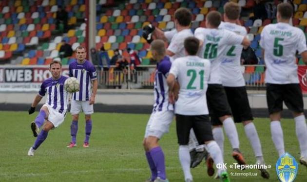 фк тернополь в матче против оболонь-бровар, фото: fc.ternopil.ua