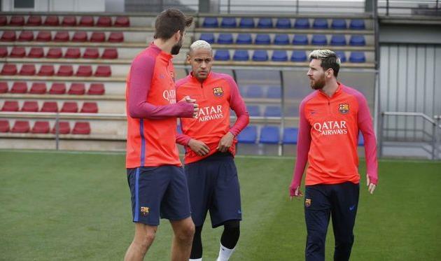 Пике, Неймар и Месси, ФК Барселона