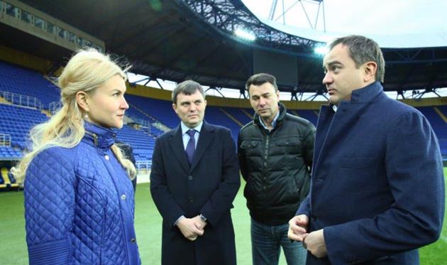 юлия светличная (слева), андрей павелко (справа), kharkivoda.gov.ua