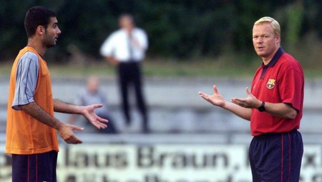 куман и гвардиола, twitter