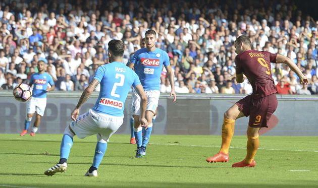 Эдин Джеко отметился дублем, asroma.com