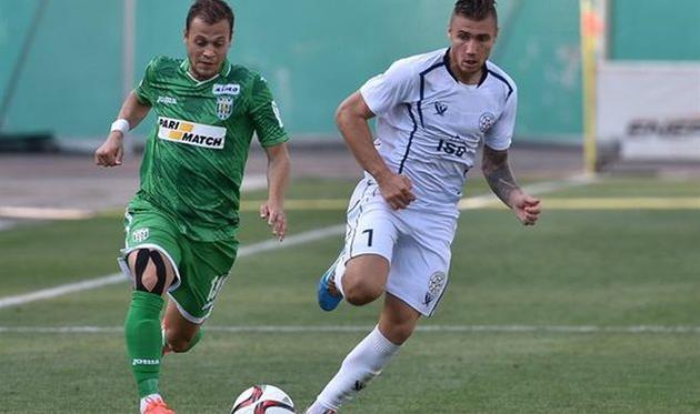 Павел Ксенз (слева), Фото Богдана Зайца, Football.ua