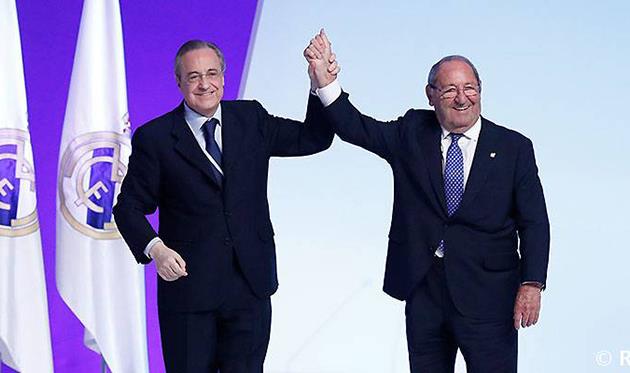 ФЛорентино Перес и Пако Хенто, фото фк реал