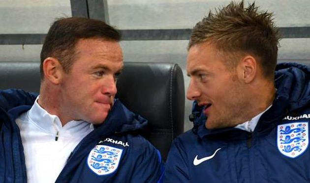 Уэйн Руни и Джейми Варди (справа), Getty Images