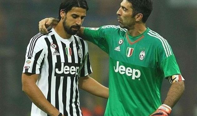 хедира и буффон, twitter