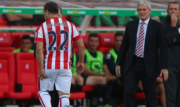 Джердан Шакири, Марк Хьюз, Getty Images