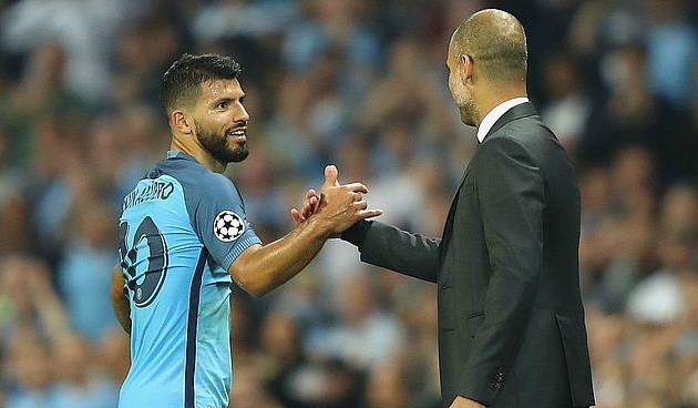 Серхио Агуэро и Хосеп Гвардиола, goal.com