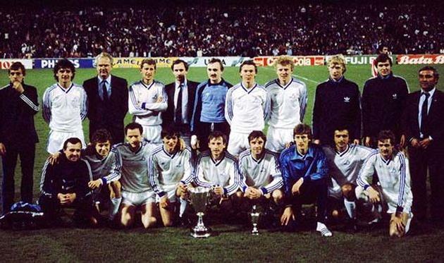 Киевское Динамо образца 1986 года с Суперкубком УЕФА, fcdynamo.kiev.ua