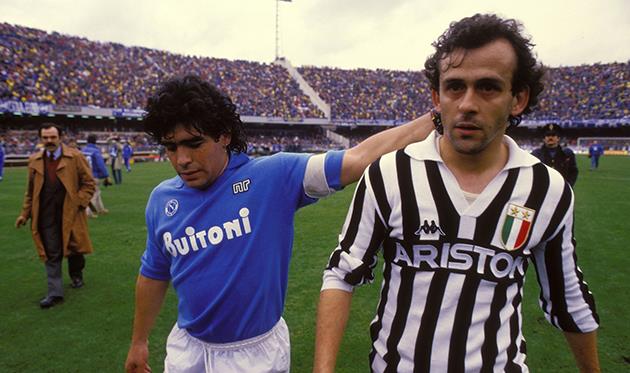 Диего Марадона и Мишель Платини, Google