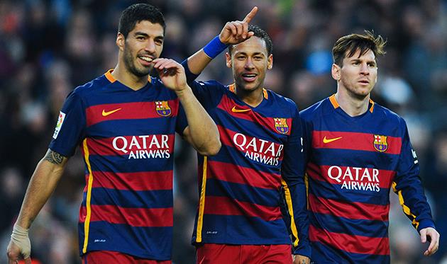 Луис Суарес, Неймар и Лионель Месси, independent.co.uk