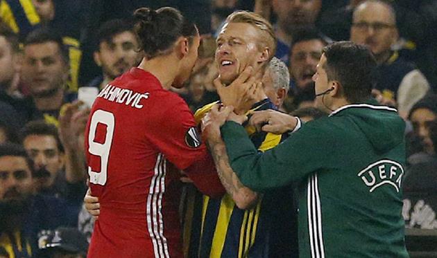 Златан Ибрахимович и Симон Кьеяр, AS