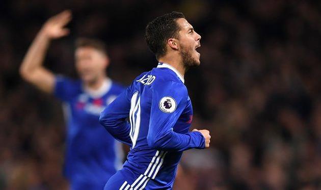 Эден Азар сделал дубль, twitter.com/chelseafc