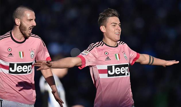 Лео Бонуччи и Пауло Дибала, фото фк ювентус