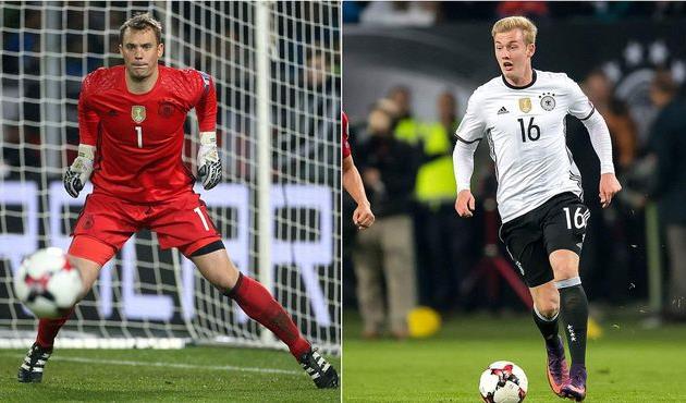 Мануэль Нойер и Юлиан Брандт, dfb.de
