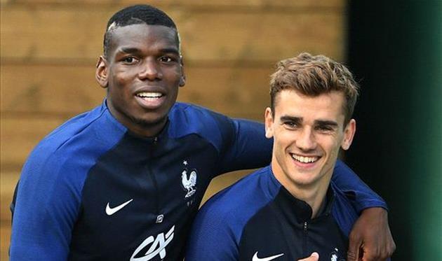 Поль Погба и Антуан Гризманн, getty images