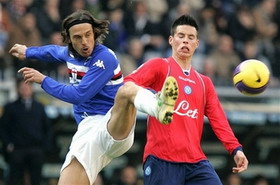 Сампа - Наполи: Франческини против Хамшика, АР