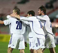 Гусев отличился, фото fcdynamo.kiev.ua