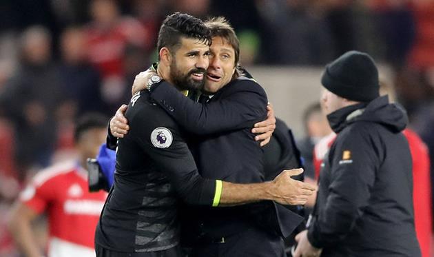 Диего Коста и Антонио Конте, Sky Sports