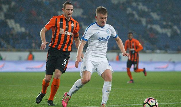 Олег Кожушко (справа), ФК Днепр