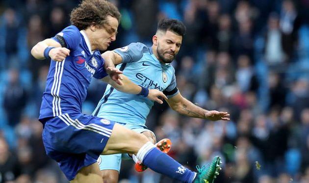 Давид Луис, Серхио Агуэро, Getty Images