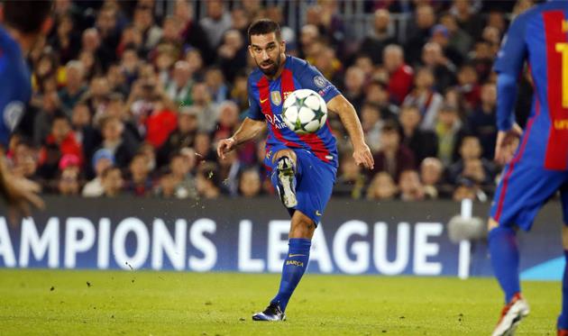 Арда Туран - автор хет-трика, FC Barcelona