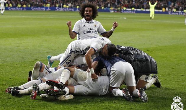 Ликование игроков Реала, realmadrid.com