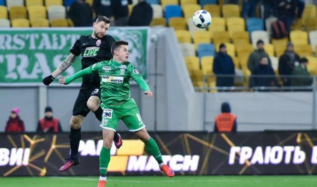 владимир костевич в матче против Зари, фото: БОГДАН ЗАЯЦ 