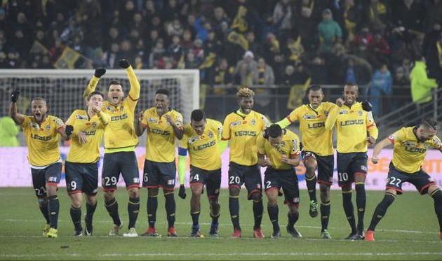 Радость игроков Сошо, lequipe.fr