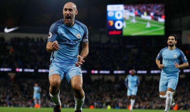 Сабалета - автор первого гола, premierleague.com