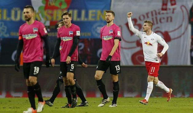 Тимо Вернер открыл счет в игре, uefa.com