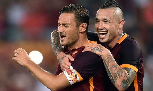 Франческо Тотти, Раджа Наингголан, AFP