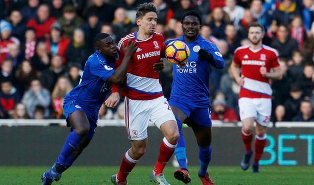 Миддлсбро - Лестер, premierleague.com
