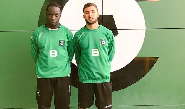 Тафсир Шериф (слева) и Мехди Бенеддин, cerclebrugge.be