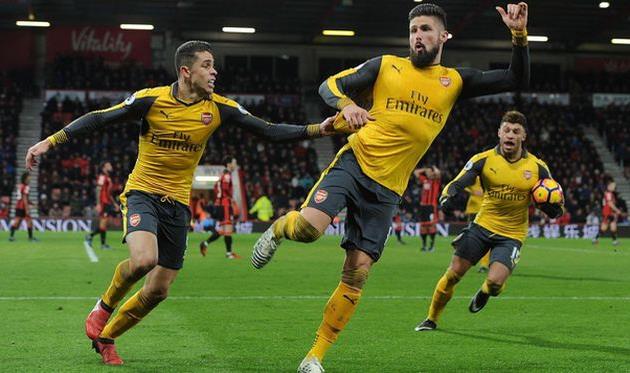 Оливье Жиру - герой тура, premierleague.com