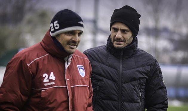 Альберто Джилардино (справа), ФК Пескара