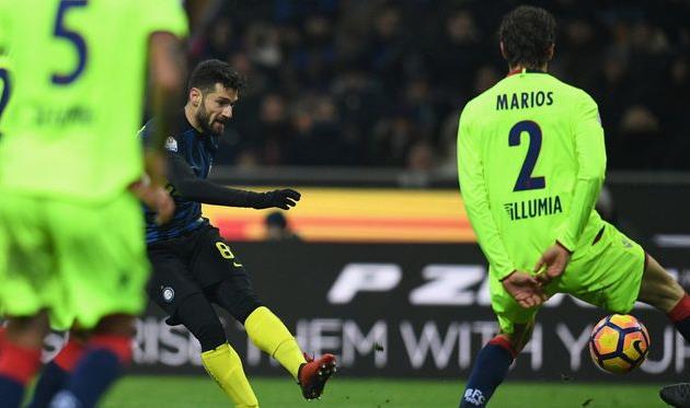 Антонио Кандрева забивает решающий гол, inter.it