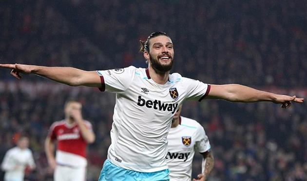 Энди Кэрролл - автор дубля, twitter.com/westhamutd