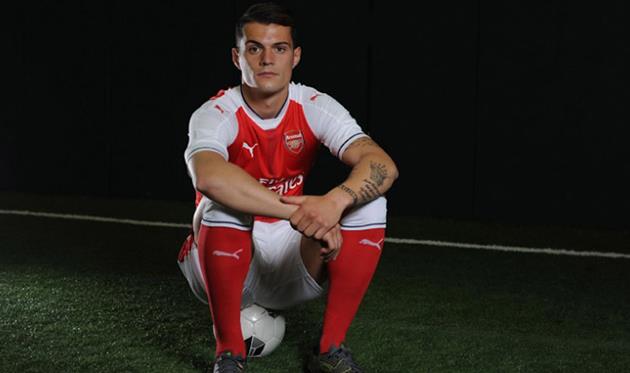 Гранит Джака, arsenal.com