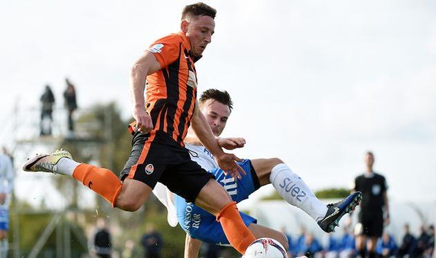 Василий Кобин в игре с Норчепингом, shakhtar.com