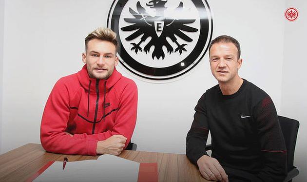 Дэнни Блюм (слева), eintracht.de