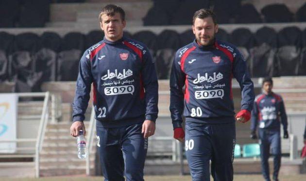 Алексей Полянский (слева) и Владимир Приемов, fc-perspolis.com