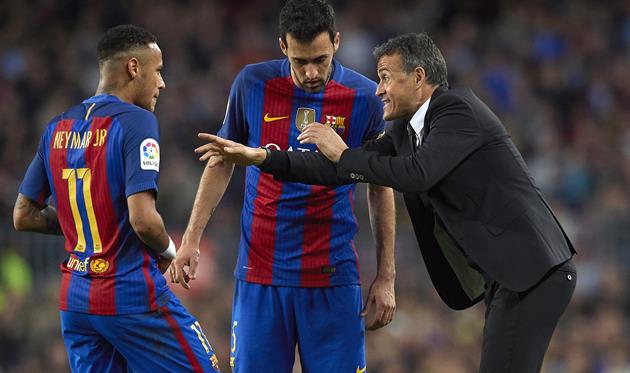 Луис Энрике (справа), Getty Images