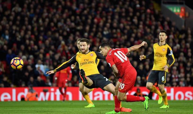 Ливерпуль не заметил Арсенал, Getty Images