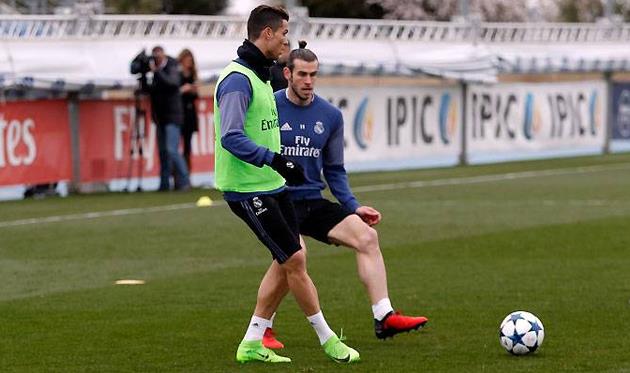 Криштиану Роналду на тренировке, realmadrid.com