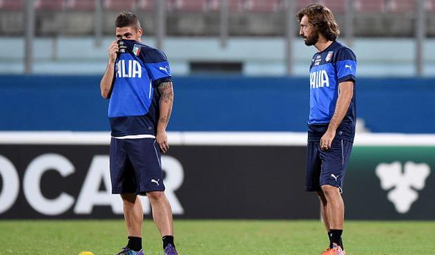 Марко Верратти, Андреа Пирло, Getty Images