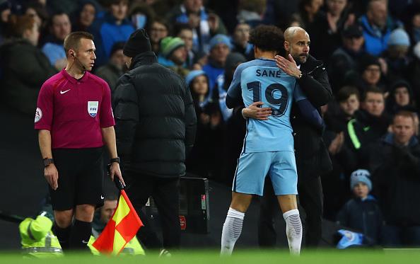 Гвардиола ожидает прогресса от Сане, Getty Images