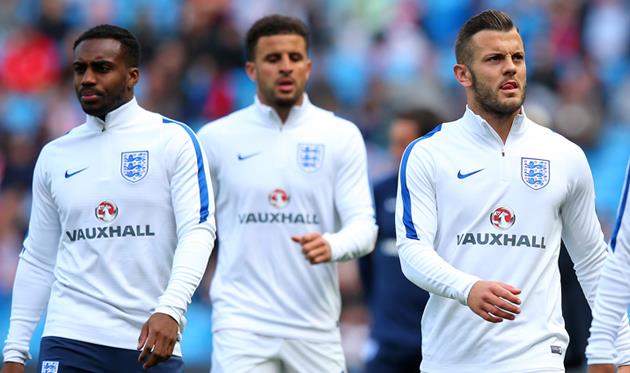 Денни Роуз, Кайл Уокер и Джек Уилшир, Getty Images