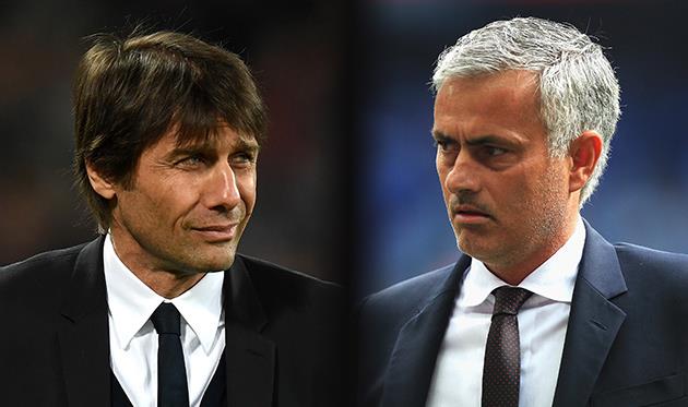 Антонио Конте и Жозе Моуриньо, getty images