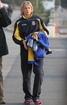 Толик в сборной, фото газеты Блик