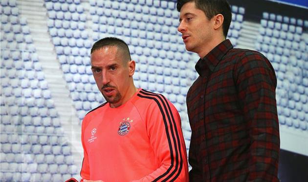 Франк Рибери и Роберт Левандовски, Getty Images